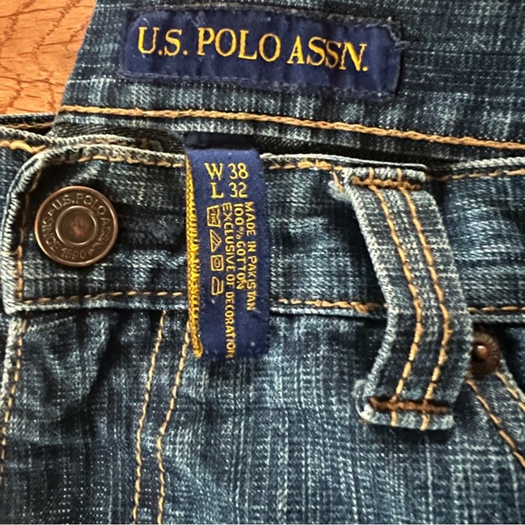 Mens 7 pant bundle Timberland Calvin Klein Gap US Polo Assn size 38 x 32 - Picture 2 of 15